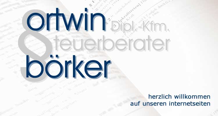 Ortwin B&ouml;rker Steuerberater Dipl.Kfm.